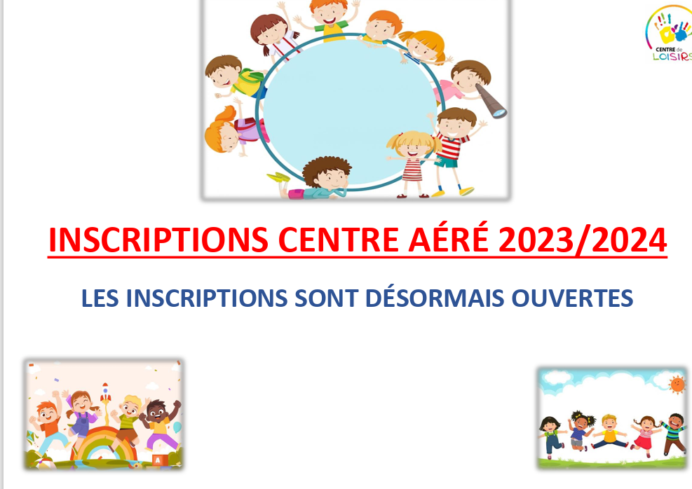 You are currently viewing Inscriptions centre aéré 2023-2024